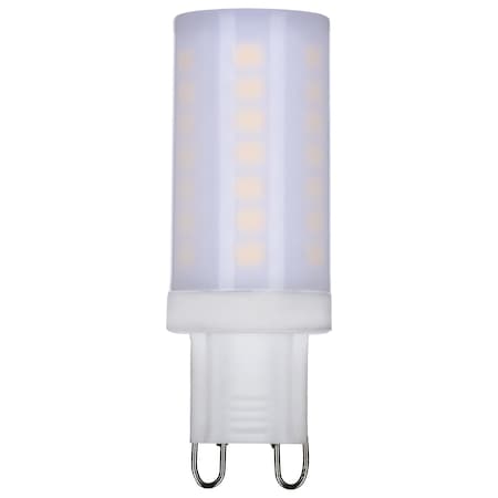 Satco 5 Watt JCD LED Lamp, Frost, 3000K, G9 Base, 120 Volt S11236